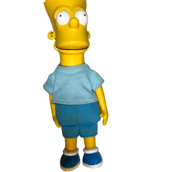 The Simpsons Bart Simpson 11” Vinyl Head Plush Doll Vintage 90's - Picture 6 of 15